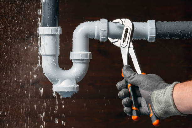 Professional Leak Detection technician working in Lopez Island, WA